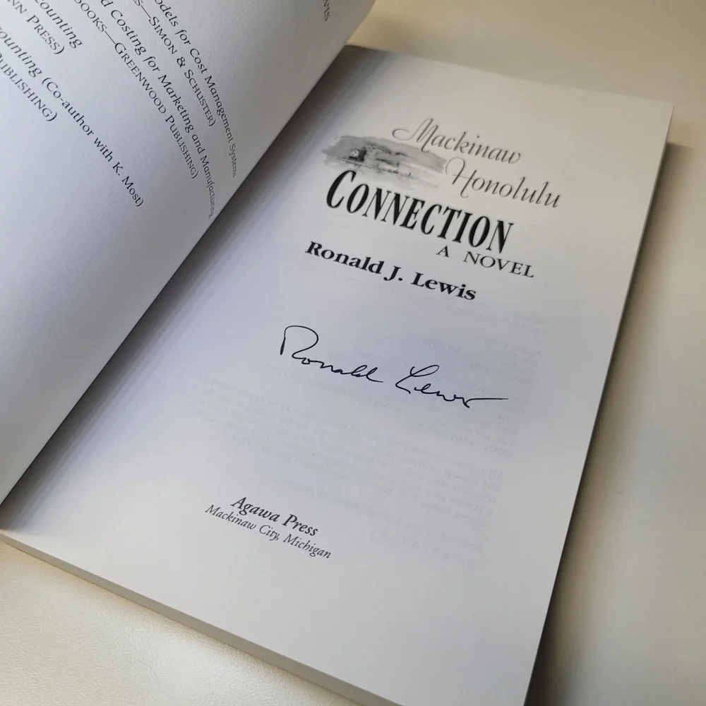Mackinaw Honolulu‎ Connection Ronald J Lewis Signed Copy A Novel Fiction Book